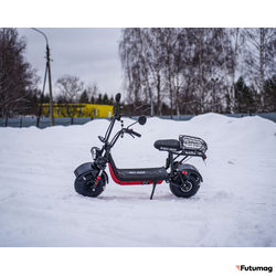 Электроскутер WHITE SIBERIA MINI R 1.5 1200W Черный