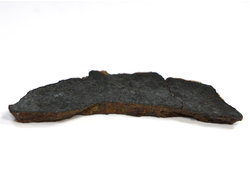 Метеорит "Царёв" в пластиковом боксе, Россия, Волгоградская обл (55*23*4 мм, 8,5 г) №23450