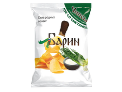 Чипсы БАРИН Сметана и лук 140г