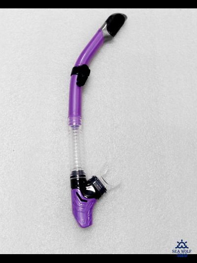 Маска для дайвинга с трубкой СВВ комплект фиолетовый