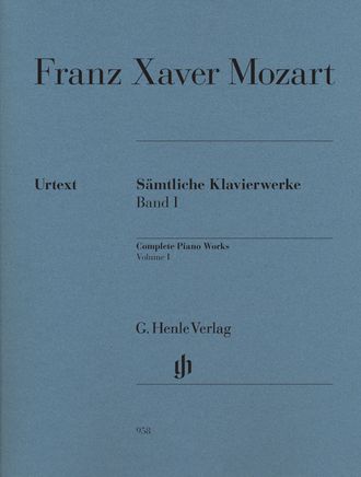 Mozart, Franz Xaver Wolfgang: Complete Piano Works Volume I