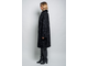 Женская шуба пальто трансформер Лилия из натурального меха каракуля, зимняя, черная
