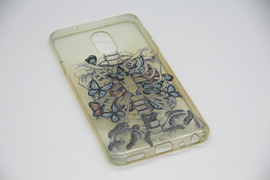 Чехол силиконовый прозрачный, печать у/ф-отверждаемыми чернилами с белой подложкой. Стоимость печати: 300 рублей