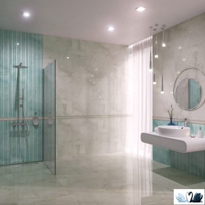 Керамогранит Gracia Ceramica Stazia white PG 01 60 х 60 см под оникс