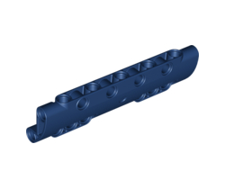 Technic, Panel Curved 11 x 3 with 10 Pin Holes through Panel Surface, Dark Blue (11954 / 6059026 / 6096335)
