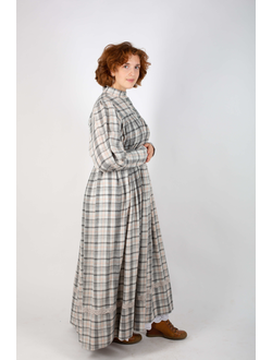 Платье "Поморское" в клетку