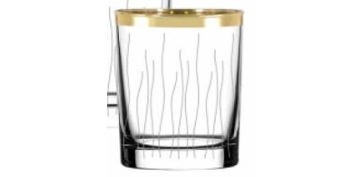 Набор фужеров и бокалов 18предметов Серпантин