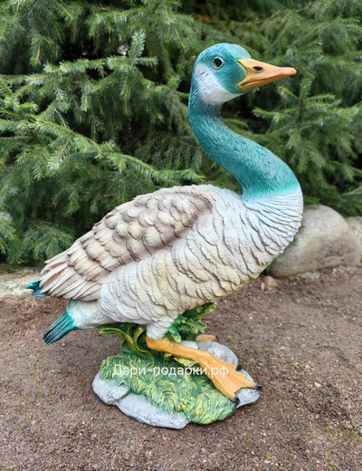 Садовая фигура Селезень Красавец 49*45см   2,5кг   полистоун Россия 2558/012540*