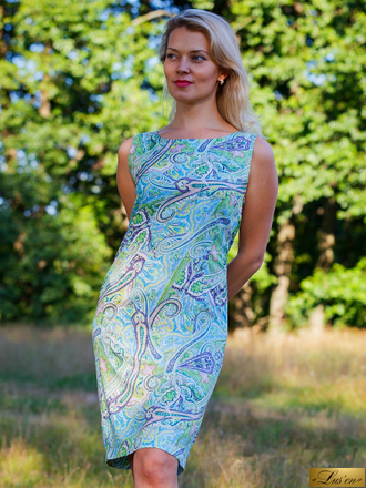 Платье футляр из хлопка этро