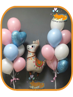 Воздушные шары с ламой