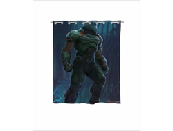 Штора в ванную Doom/ Дум №10