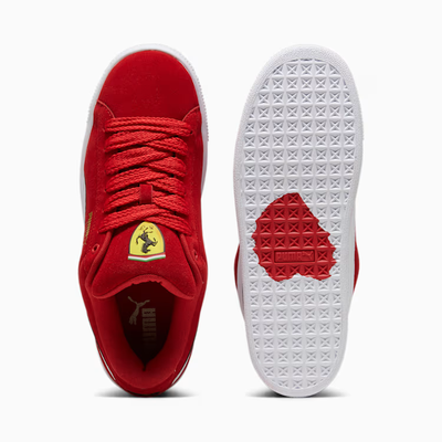 Puma Scuderia Ferrari Suede XL Rosso Corsa White
