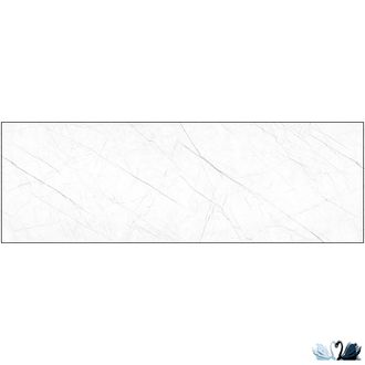 Плитка настенная Belani Верди белая 25х75 см глянец под белый жемчужный мрамор Superior
