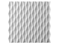 Стеновая панель Bello Deco СП17, 3D, дюрополимер, влагостойкая, под покраску, 50х50х1,5 см