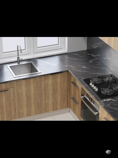 Столешница Аргус темный (в/с ДСП, R1, 3 000, 600, 38, 44, мт) (3050 мм)